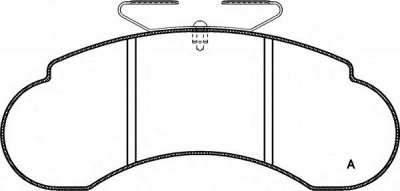 OPEN PARTS bpa014210 -  Комплект тормозных колодок, дисковый тормоз